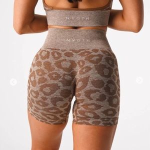 NVGTN Leopard Print Shorts